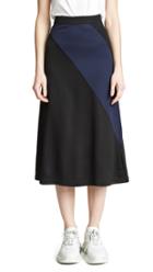 Etre Cecile Chevron Midi Skirt