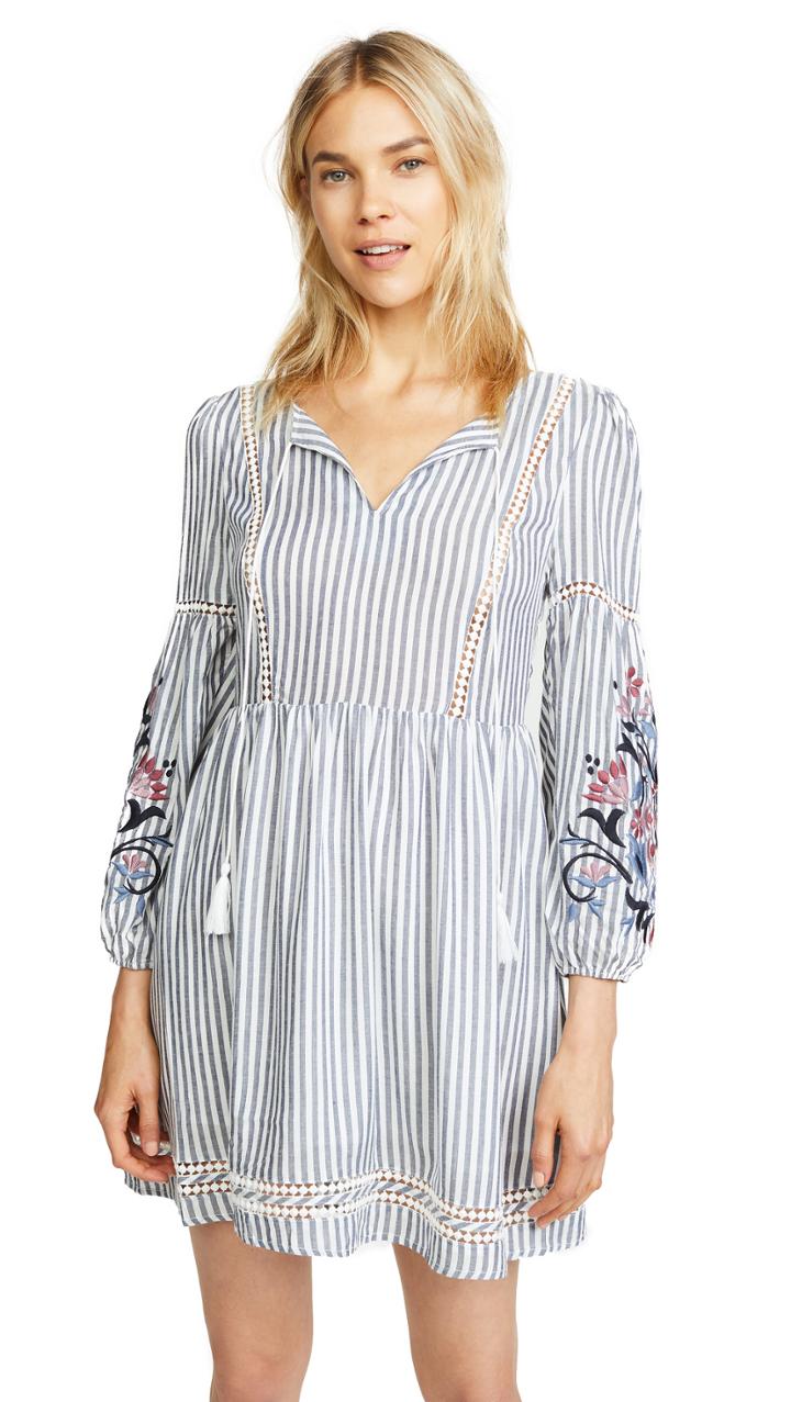 Cupcakes And Cashmere Macaria Peasant Shift Dress