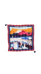 Tory Burch Above The Clouds Silk Square Scarf