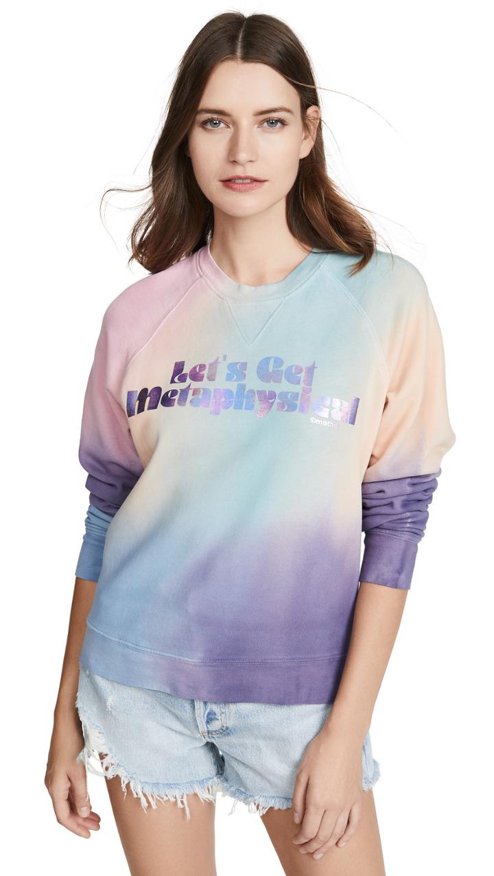 Mother The Champ Crop Sweatshirt