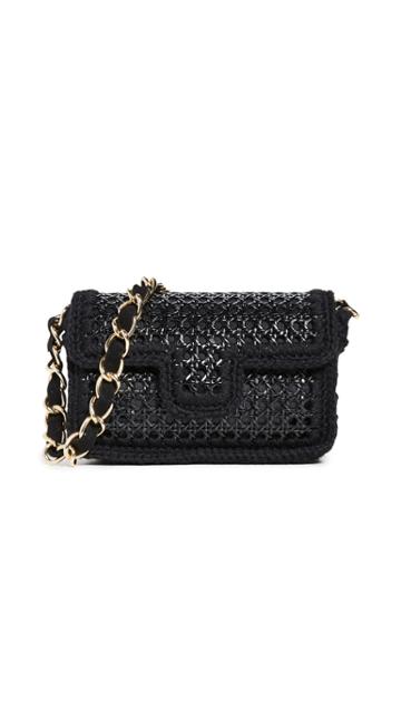 Caterina Bertini Woven Shoulder Bag