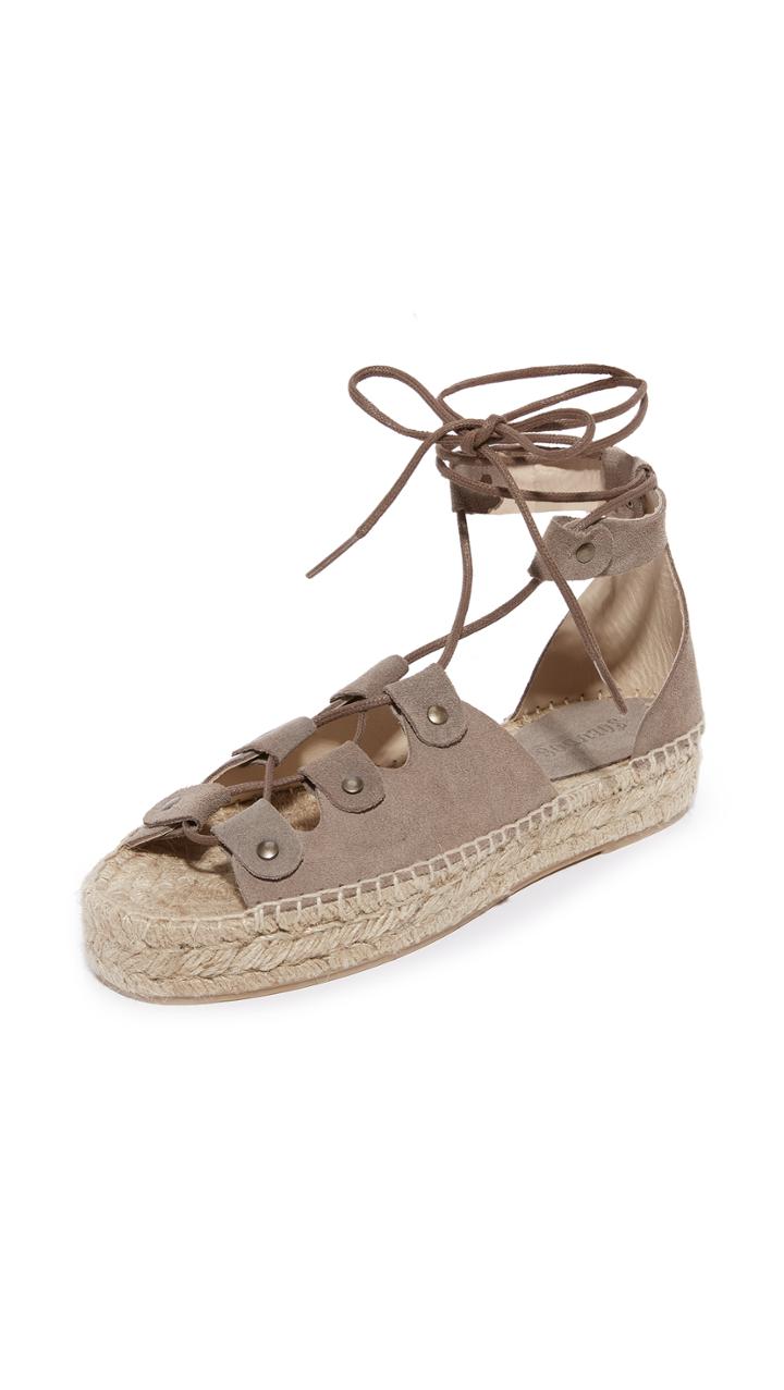 Soludos Ghillie Platform Sandals