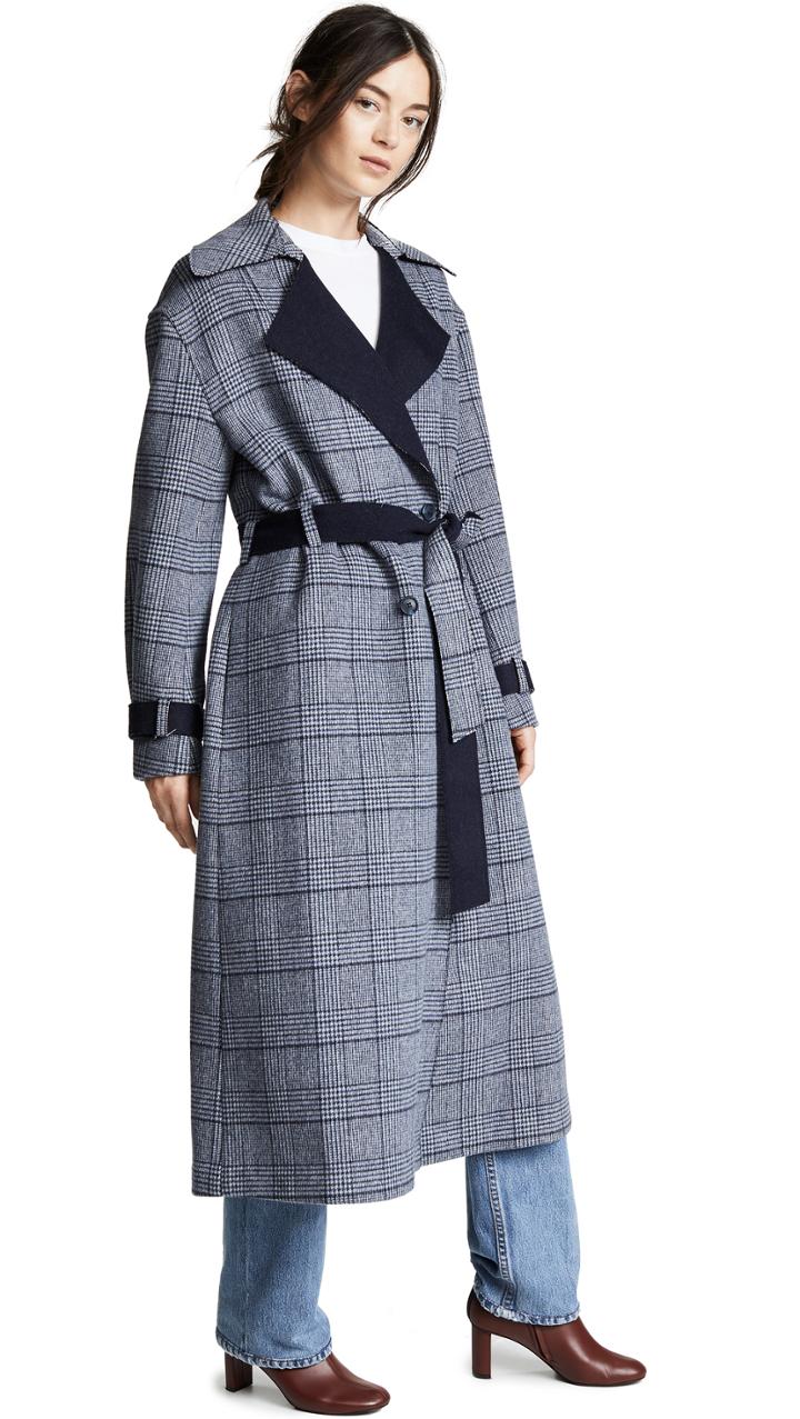 Leha Check Coat