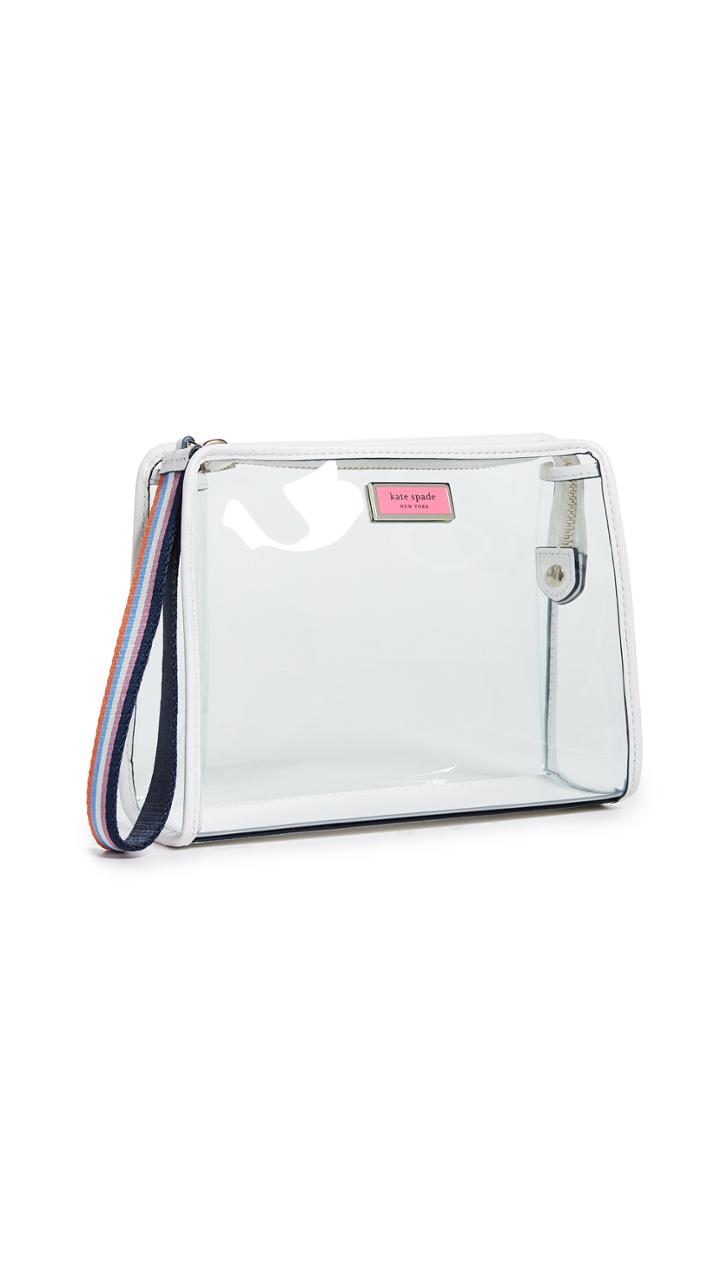 Kate Spade New York Sam See Through Medium Cosmetic Case