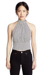 Diane Von Furstenberg Tie Front Blouse