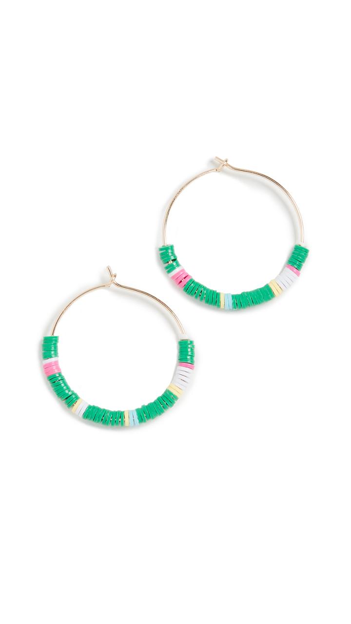Maison Monik Green Multi Earrings
