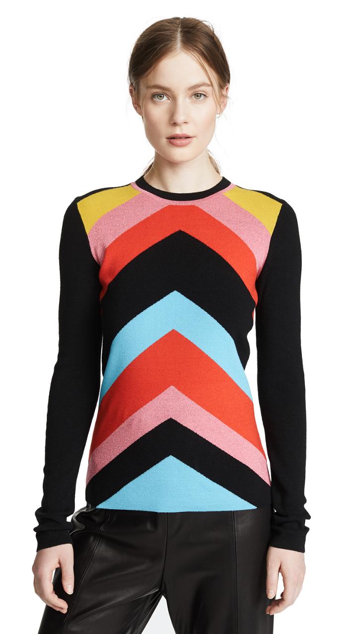 Diane Von Furstenberg Rainbow Sweater