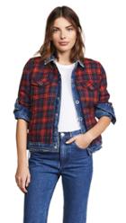 Blank Denim Reversible Flannel Denim Jacket