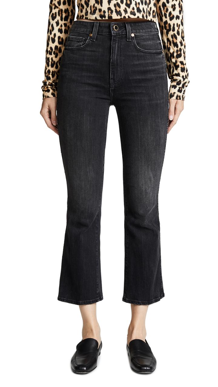 Khaite Benny Crop Flare Jeans