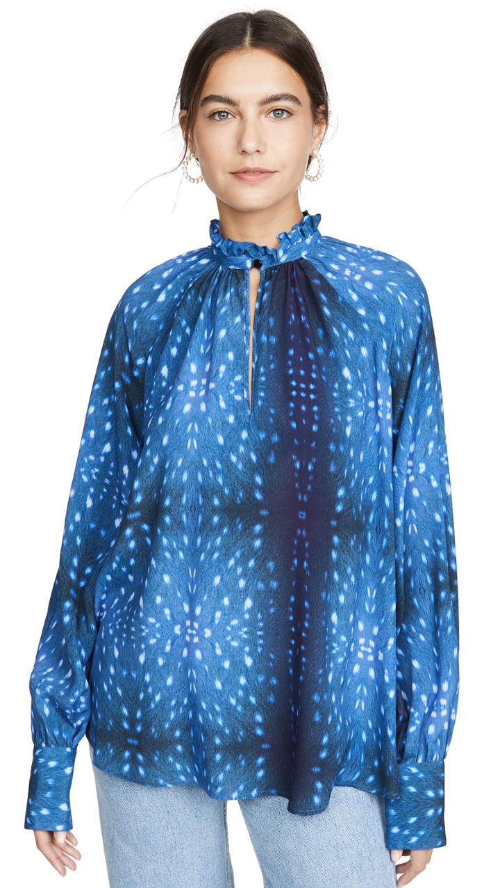 Stella Jean High Neck Blouse