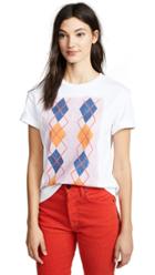 Pringle Of Scotland Printed Argyle T Shirt