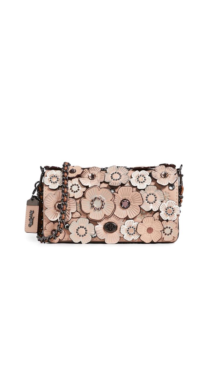 Coach 1941 Crystal Tea Rose Dinky Crossbody Bag