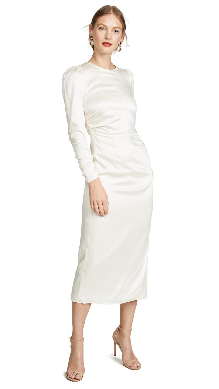 Zimmermann Ruched Drape Dress