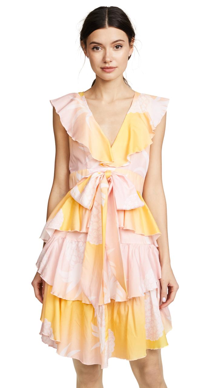 Cynthia Rowley Jetset Pineapple Dress