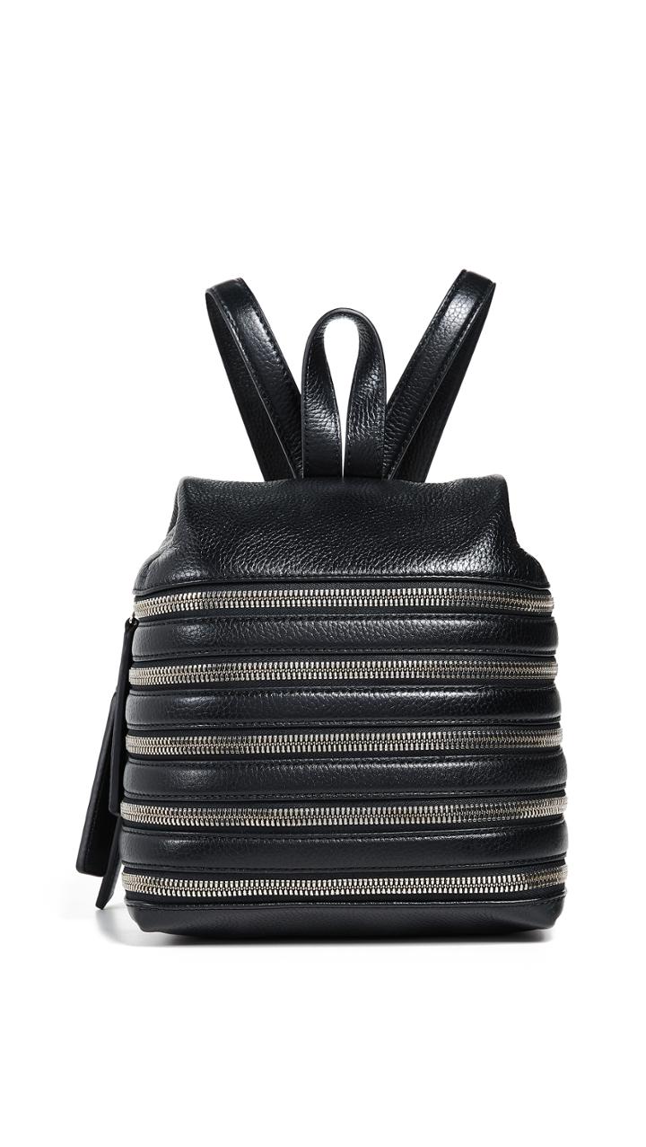 Kara Multi Zip Small Backpack