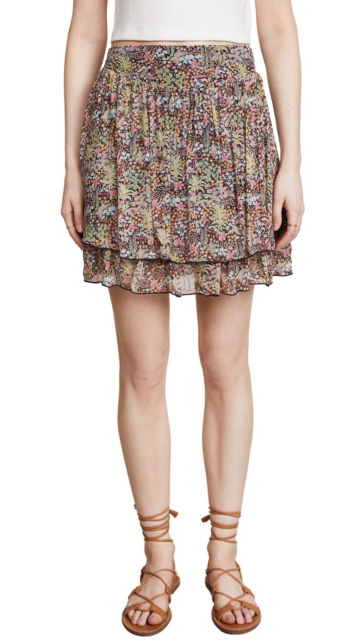 Scotch Soda Maison Scotch Double Layer Miniskirt