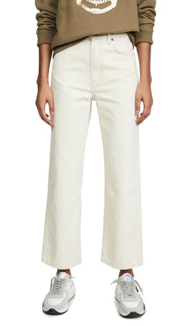 B Sides Plein High Straight Jeans