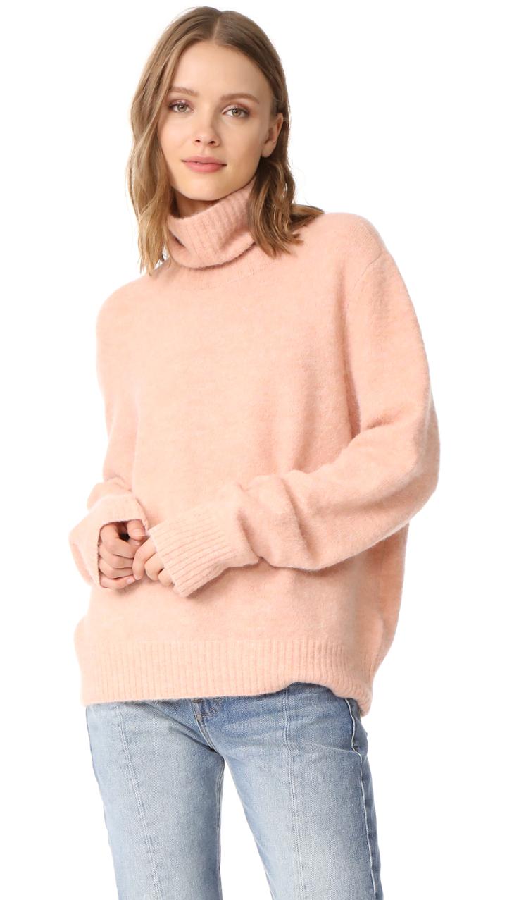 Frame Slouchy Turtleneck Sweater