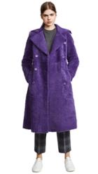 Anne Vest Edit Trench Shearling Coat