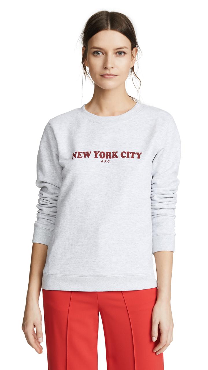A P C Nyc Sweatshirt