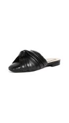 No 21 Leather Knot Mules