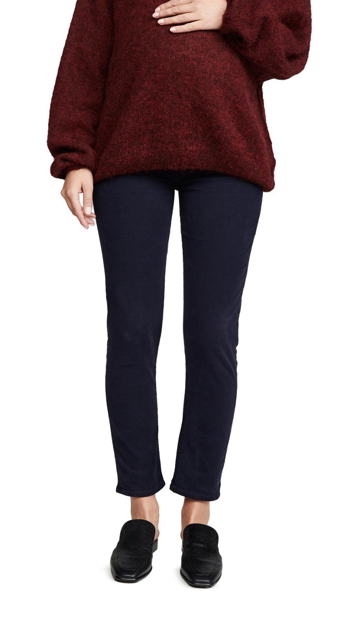 Citizens Of Humanity Harlow Ankle Mid Rise Slim Maternity Jeans