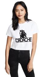 Jordache Crop Horse Logo Tee