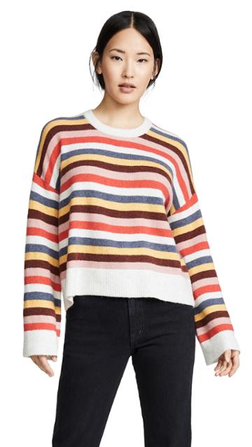 Madewell Striped Cardiff Sweater