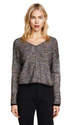 Raquel Allegra Square V Neck Sweater