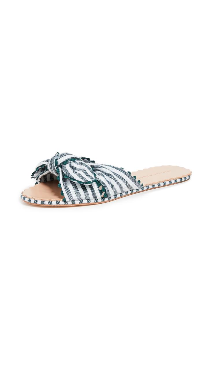 Loeffler Randall Shirley Knotted Rickrack Slides