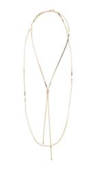 Lana Jewelry 14k Herringbone Blake Necklace