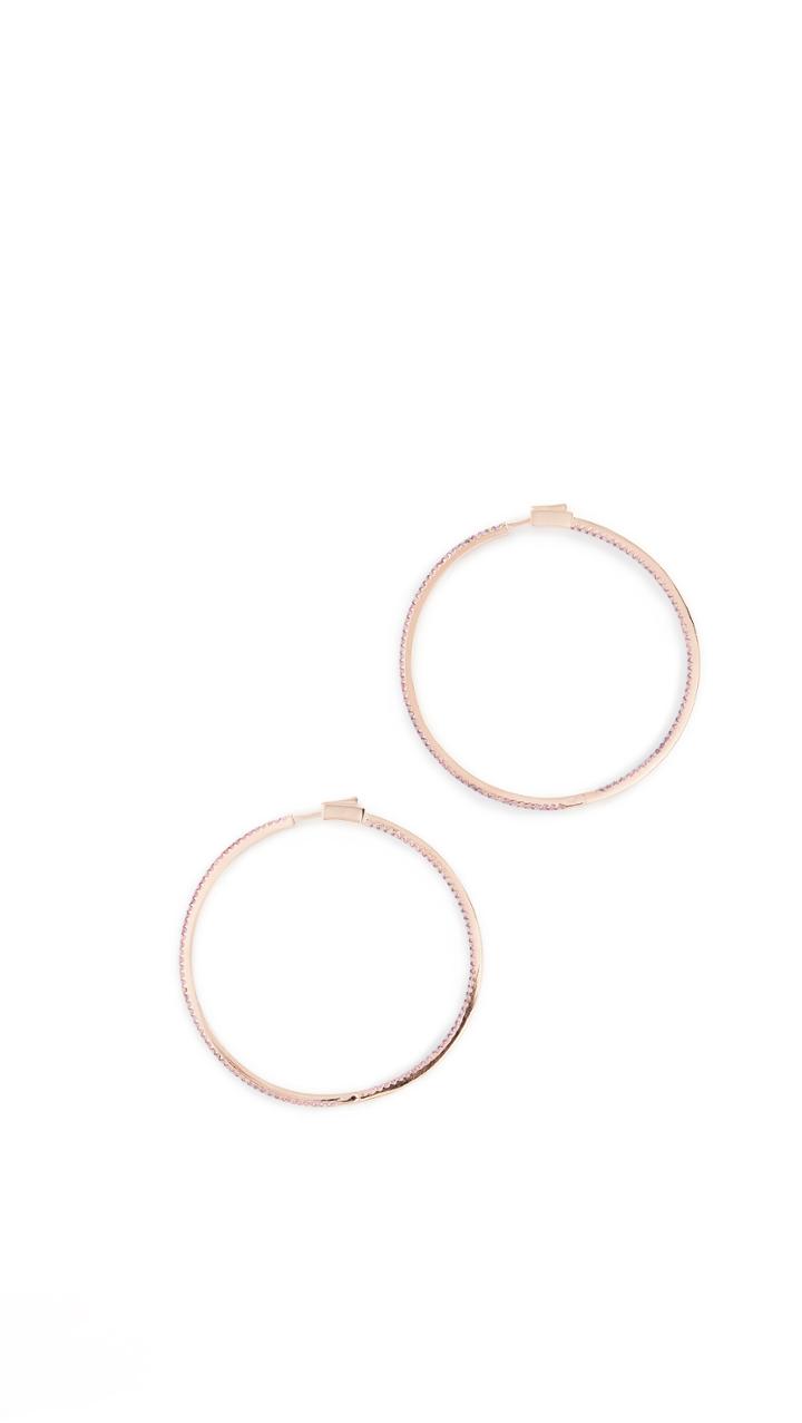 Nickho Rey Evie Slim Hoop Earrings