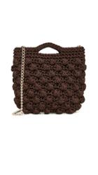 Caterina Bertini Crochet Crossbody Bag