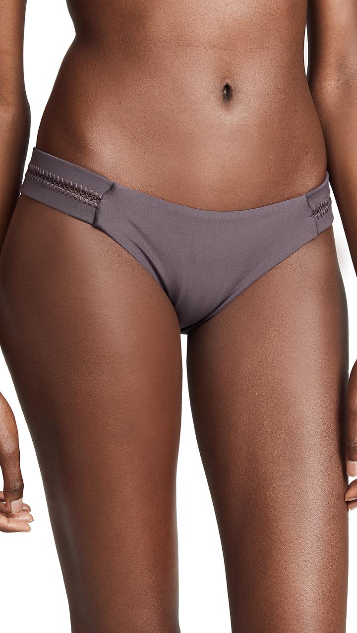 Pilyq Stitched Tab Full Bikini Bottoms