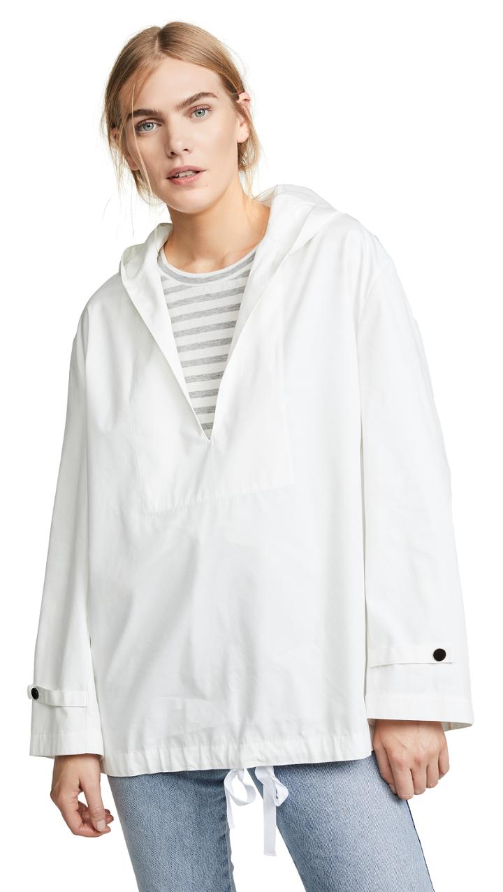 Theory Hooded Poncho With Tie