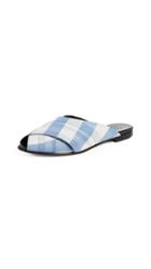 Trademark Gingham Wrapped Pajama Sandals