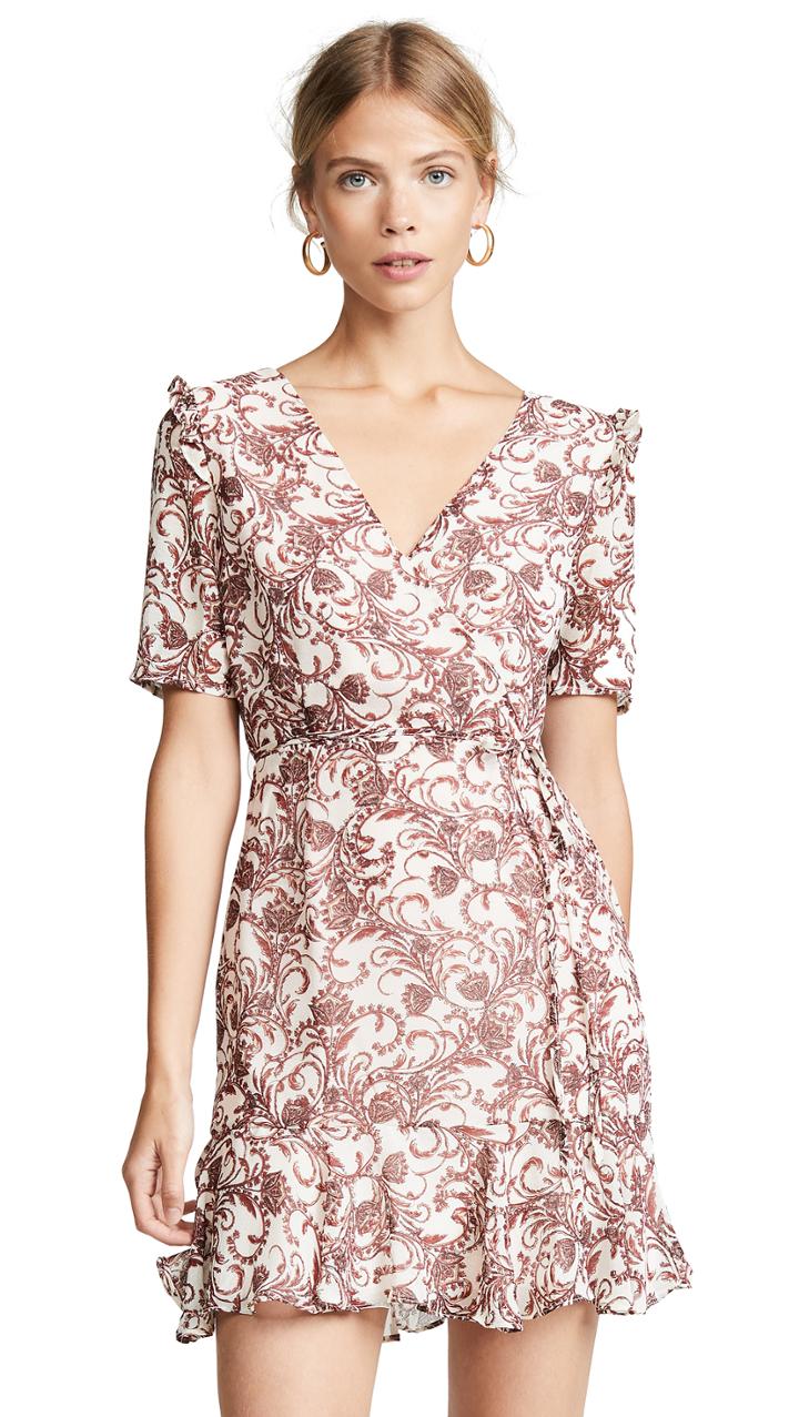 Bb Dakota Twirl Wind Chiffon Dress