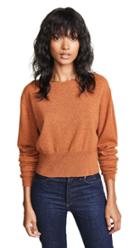 Autumn Cashmere Crop Boatneck Cashmere Sweater
