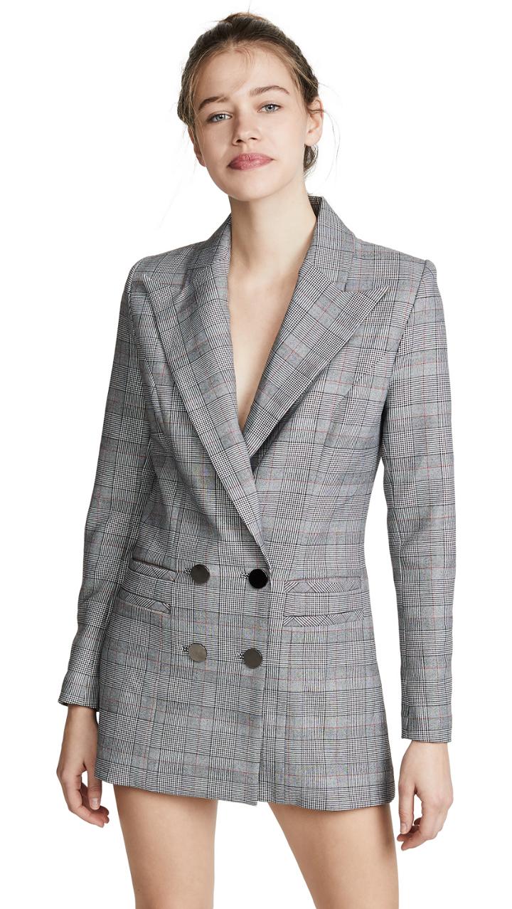 Vatanika Checked Blazer Dress