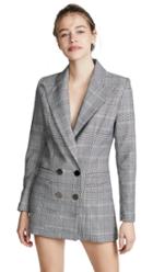 Vatanika Checked Blazer Dress
