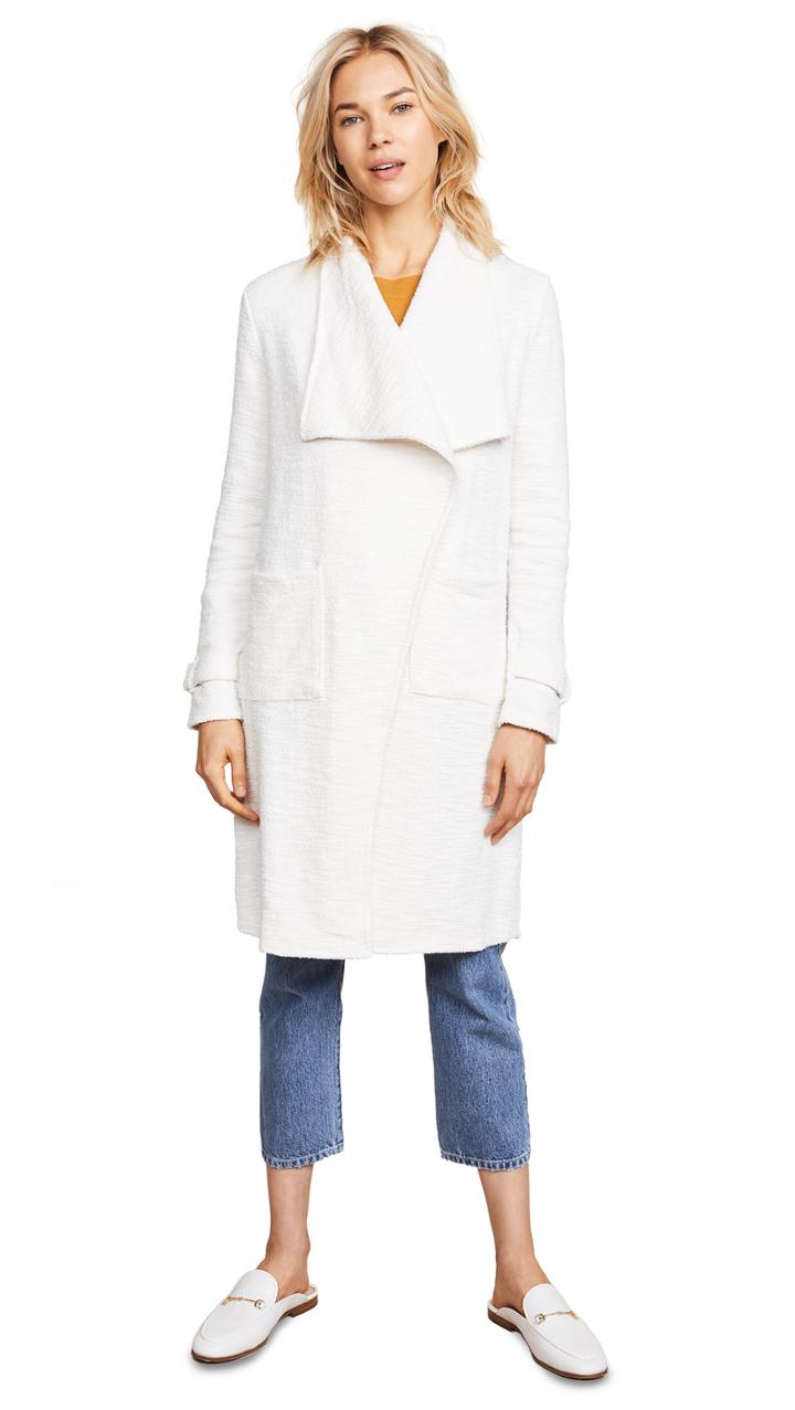 Cupcakes And Cashmere Harlem Drape Front Coat