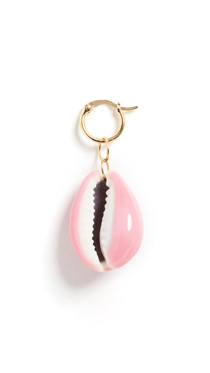 Aurelie Bidermann Porcelain Laquered Shell Earring