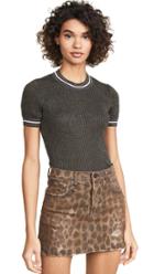 Scotch Soda Maison Scotch Short Sleeve Ribbed T Shirt