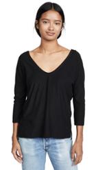 James Perse Double V Boxy Top