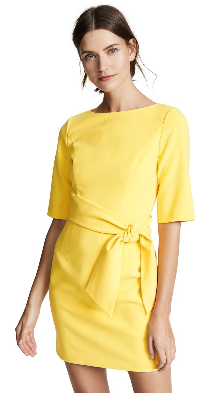 Alice Olivia Virgil Boatneck Dress