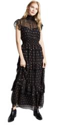Scotch Soda Maison Scotch High Neck Maxi Dress