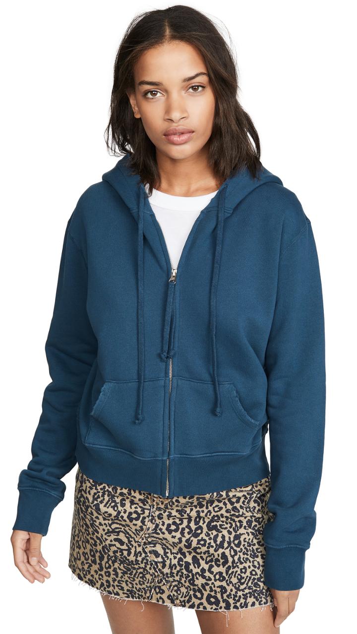 Nili Lotan Callie Zip Up Hoodie