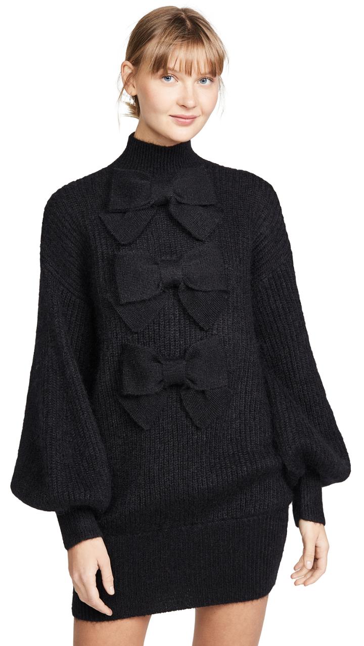 Zimmermann Resistance Mohair Bow Dress