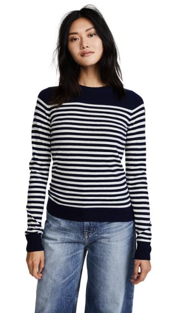 One By Stripe & Stare One By Winter Crew Neck Sweater