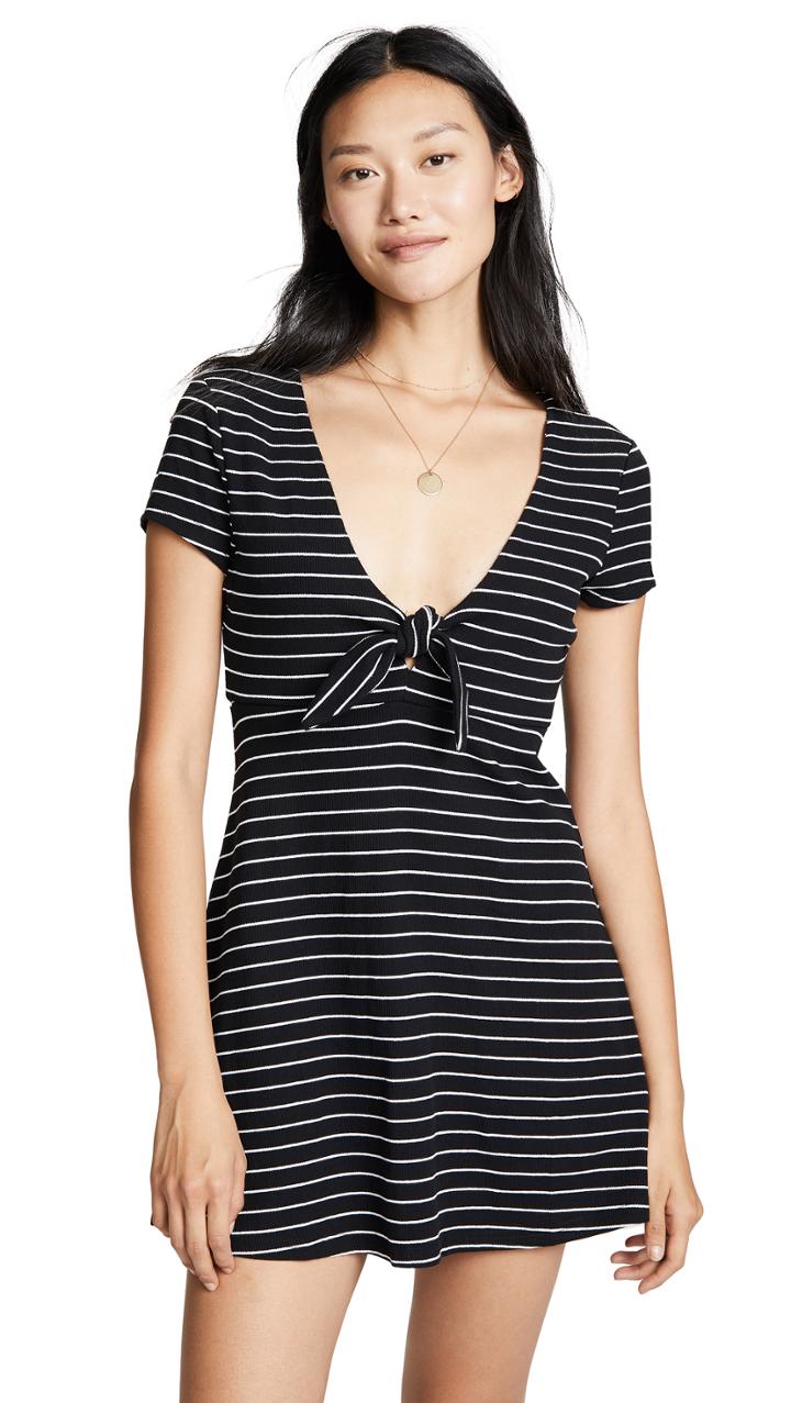 Minkpink Morgan Tie Front Dress